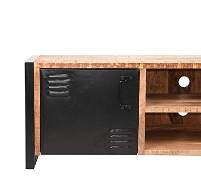 LABEL51 Tv-meubel Brussels - Rough - Mangohout - Tv-Meubel 160 cm