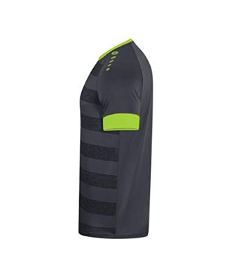 JAKO 4214K Shirt Celtic Melange Km Kids - Antraciet/Lemon - 116