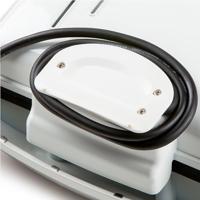 DOMO DO9222W XL Tasty Wafelijzer Controlelampje, Inklapbaar, Anti-aanbaklaag Wit - thumbnail