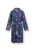 Pip Studio Nisha Kimono Coco Flower Blauw XXL - thumbnail