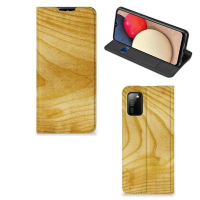 Samsung Galaxy M02s | A02s Book | Wallet Case | Licht Hout