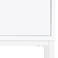Bendt Nachtkastje 'Nathan' met 1 lade, kleur Wit - thumbnail