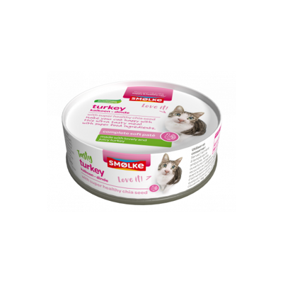 Smolke Soft paté kattenvoer kalkoen 80g