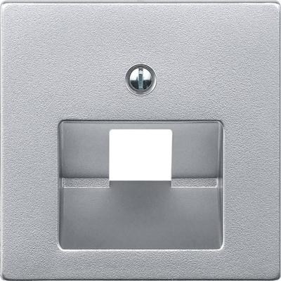Merten 298360 UAE-, IAE-, ISDN-contactdoos Afdekking Aluminium 1 stuk(s)