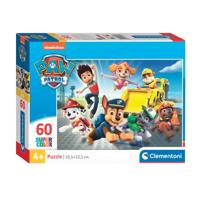 Clementoni legpuzzel super color paw patrol, 60st. - thumbnail