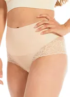 Magic sterke buik corrigerende slip - Tummy shaper Lace - Kanten shapewear slip voor een platte buik - thumbnail