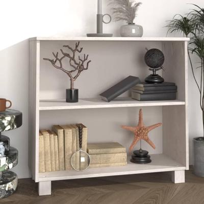 Dressoir 85x35x80 cm massief grenenhout wit