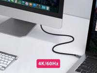 Equip 119462 actieve optische USB-C-naar-C-kabel, stekker/stekker, 10 m, PD 60 W, 4K/60 Hz, 10 Gbit/s, Video+Data + PD - thumbnail