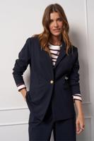 Arwen bonded blazer - dark blue - 13185 - thumbnail