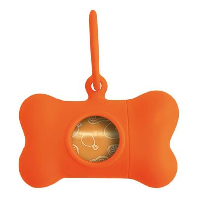 Hondetas Dispenser United Pets Bon Ton Neon Hond Oranje (8 x 4,2 x 5 cm)