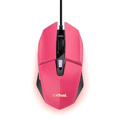 Trust GXT109P FELOX Gaming-muis Kabelgebonden Optisch Pink 6 Toetsen 6400 dpi Verlicht Trust GXT109P FELOX Gaming-muis Kabelgebonden Optisch Pink 6 Toetsen 6400 dpi Verlicht