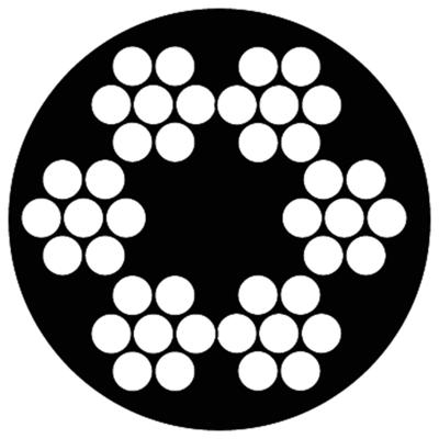 Staaldraadkabel vz 6x7+1 TWK 2/3mm (50mtr) Staaldraadkabel vz 6x7+1 TWK 2/3mm (50mtr)