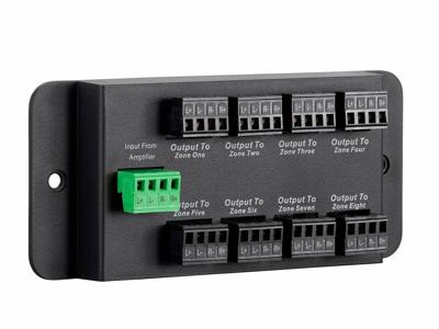 Monoprice 8 Zone Single Input Speaker Distribution Hub, Sluit maximaal 8 paar luidsprekers aan op een enkele versterker of ontvanger