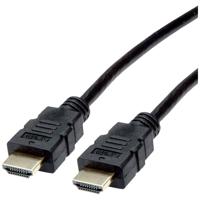 ROLINE HDMI High Speed kabel met Ethernet, TPE, zwart, 3 m - thumbnail