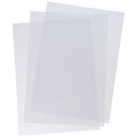 Q-CONNECT omslagen, ft A4, PVC, 250 micron, pak van 100 stuks, transparant - thumbnail