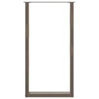 Bartafelpoten 2 st U-vormig 60x(110-111) cm staal naturel - thumbnail