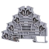 Phoenix Contact 3036055 Doorgangsserieklem 5.2 mm Spanveer Grijs 50 stuk(s)