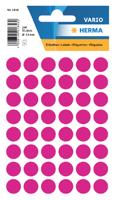 Etiket herma 1856 rond 13mm roze 240st - thumbnail