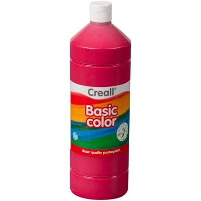 Plakkaatverf Creall basic donkerrood 1000ml