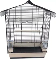 Interzoo vogelkooi Vega zwart/beige Interzoo Gebr. de Boon - Gebr de boon - thumbnail
