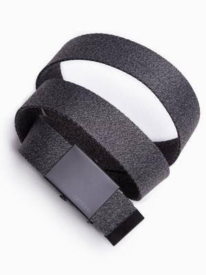 Italian Style - Heren Riem Sackcloth Belt - Donker Grijs - One Size