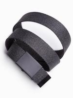 Italian Style - Heren Riem Sackcloth Belt - Donker Grijs - One Size - thumbnail
