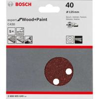 Bosch Accessoires 5x Excenter Ø125mm C430 Expert for Wood+Paint 8/40 - 2608605640 - thumbnail