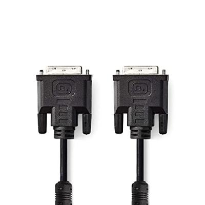 DVI-Kabel | DVI-I 24+5-Pins Male - DVI-I 24+5-Pins Male | 2,0 m | Zwart - thumbnail