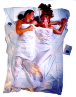 Cocoon Travel Sheet Double 100% Silk Lakenzak Natural Silk - thumbnail