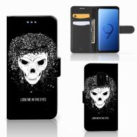Telefoonhoesje met Naam Samsung Galaxy S9 Skull Hair - thumbnail