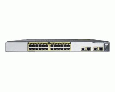 Cisco Catalyst Express 500-24ST - Schakelaar - 24 poorten - EN, Snel EN - 10Base-T, 100Base-TX + 2x10/100/1000Base-T/SFP (mini-GBIC)