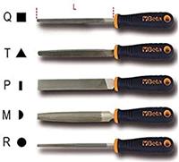 Beta Halfzoet vijlen, 6", kunststof handgreep 1719BMA6/T - 017190023 - thumbnail