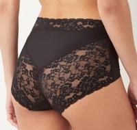 31758 secrets kanten Highwaist/ taille slip - Kanten dames onderbroek - Naadloos invisible ondergoed - thumbnail