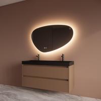 Badmeubelset BWS Riga Met Lako Wastafel Zwart 120 cm Latte Boss & Wessing - thumbnail