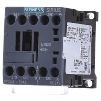 Siemens 3RT2017-1BB42 Contactor 3x NO 5.5 kW 24 V/DC 12 A Met hulpcontact 1 stuk(s)