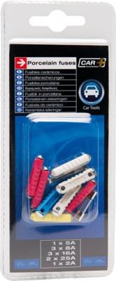 Car Plus autozekeringenset torpedo + glas 25 mm 10 delig