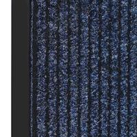 Deurmat 40x60 cm gestreept blauw - thumbnail