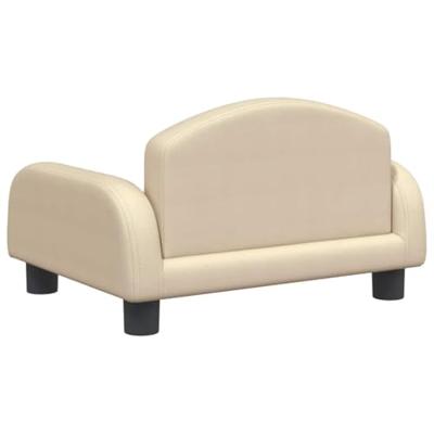 VidaXL Hondenmand 50x40x30 cm stof crèmekleurig