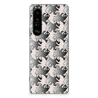 Sony Xperia 1 III | TPU Hoesje | Salamander Grey Sony Xperia 1 III | TPU Hoesje | Salamander Grey