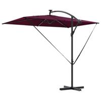 Cantilever Banana Parasol Bordeauxrood 294 x 200 x 254 cm - thumbnail