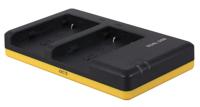 Duo oplader voor 2 camera accu's Canon NB-2LH - thumbnail