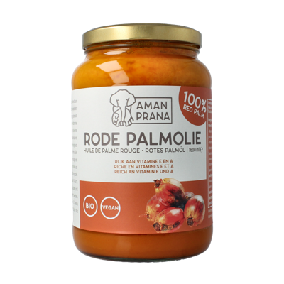 Rode palm olie bio 1600 Milliliter