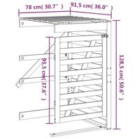 Containerberging verlengstuk massief douglashout - thumbnail