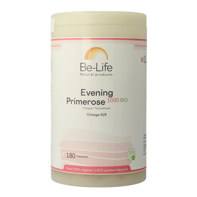 Be-Life Evening primrose 1000 bio 180 Capsules Be-Life Evening primrose 1000 bio 180 Capsules