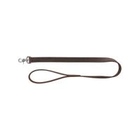 TRIXIE HONDENRIEM RUSTIC VETLEER DONKERBRUIN 100X2,5 CM - thumbnail