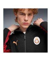 PUMA Galatasaray SK Evostripe Trainingsjack Hooded 2025-2026 Zwart Rood Oranje - thumbnail