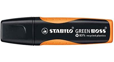 STABILO GREEN BOSS, milieuvriendelijke markeerstift, oranje, per stuk STABILO GREEN BOSS, milieuvriendelijke markeerstift, oranje, per stuk