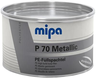 Mipa vulmiddel "p70 metaal". filling putty p70 1kg