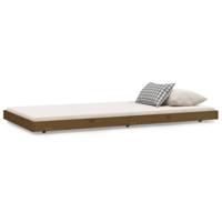 Bedframe massief grenenhout honingbruin 80x200 cm - thumbnail