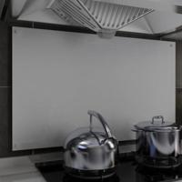 VidaXL Spatscherm keuken 100x60 cm gehard glas wit - thumbnail